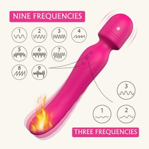 Dual-Tip Heated Wand Massager